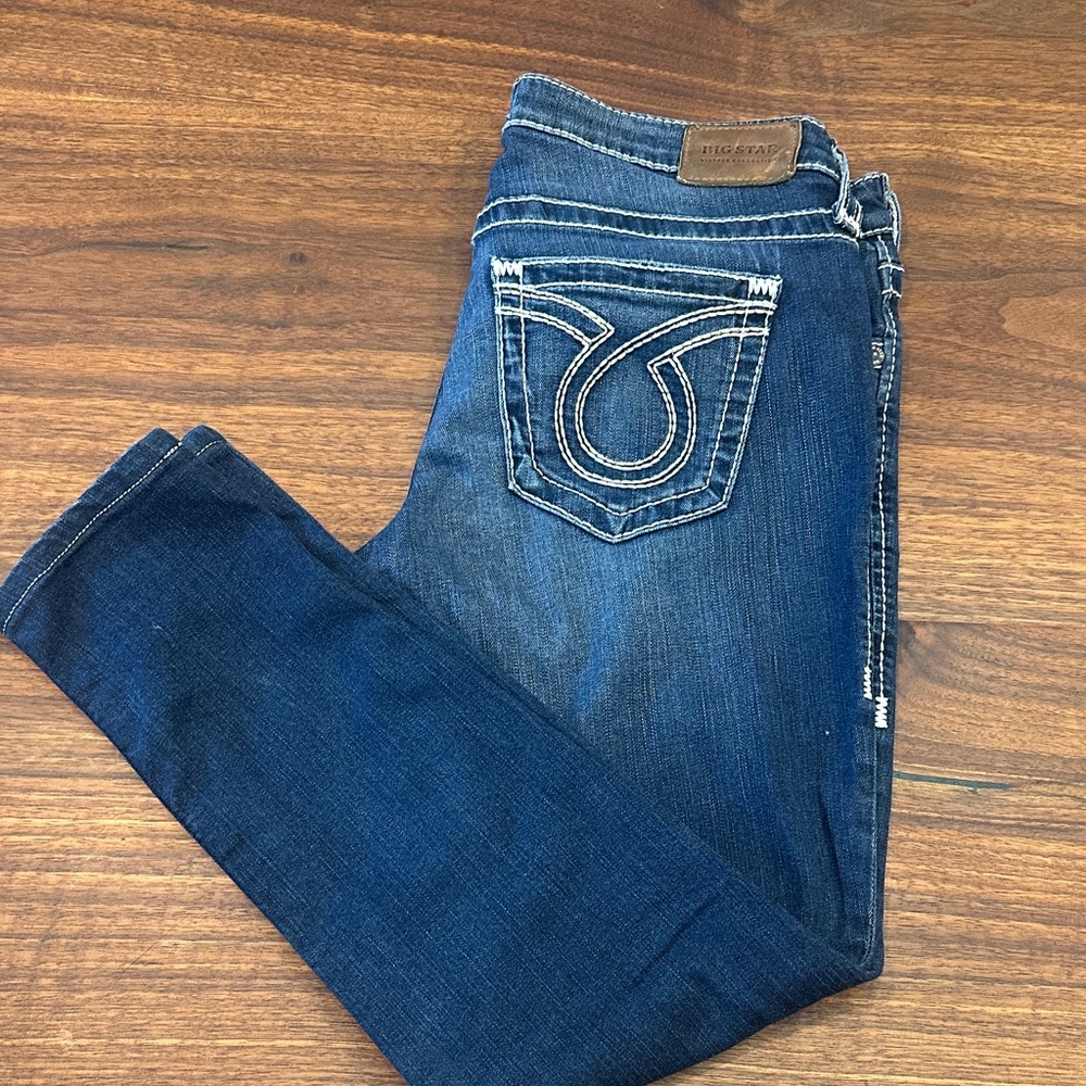Big Star Women's Medium-Dark Blue Stretch Skinny Jeans